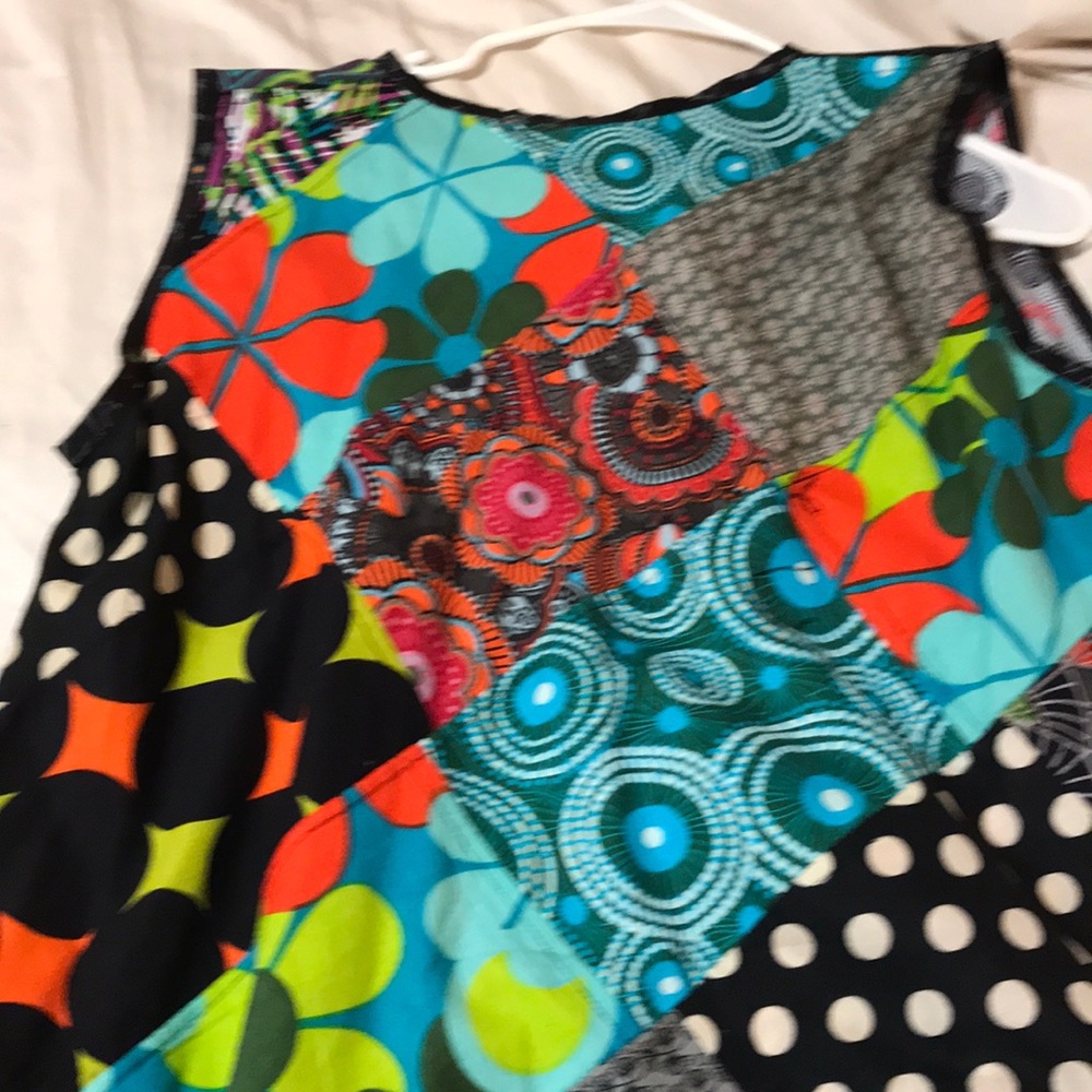 Patchwork Art Dress - image 5